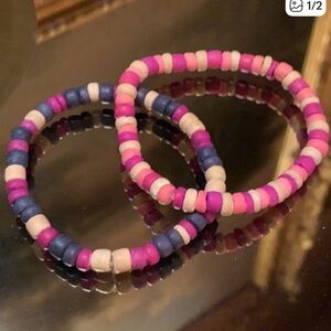 Colorful Beaded Stretch Bracelet Set